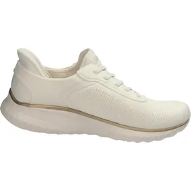 SKECHERS Bobs Squad Chaos Damen Gold/Weiß 37