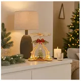 Hti-Living Weihnachtspyramide mit Tannenbaum und Schleife