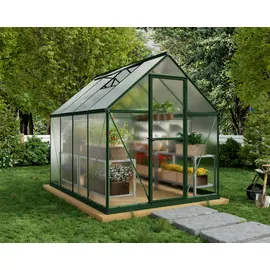 CANOPIA Gewächshaus 6x8 grün HKP 4 mm 4,6 m²