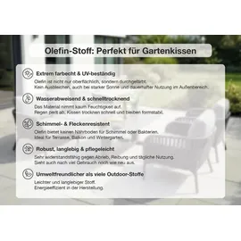 LC Garden »Terrano« Gartensofa 3-Sitzer Rope Loungesofa inkl. Kissen