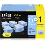 Braun Clean&Renew Reinigungskartusche (5Er-Pack) Inkl. 1 Reinigungskartusche Gra