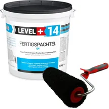 Level + Glätt-Set Fertigspachtel 20 kg