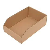 TransPak Regalkasten L300xB200xH100mm braun 1-wellige Pappe