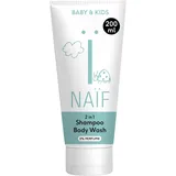 NAÏF 2 in 1 Shampoo & Body Wash 0% perfume 200ml 200 ml