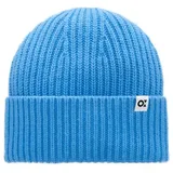 OPUS Strickmütze Wollmütze ADESI mit Kaschmir blau