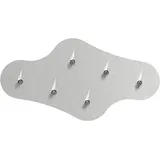 Burg Wächter Schlüsseltafel Nuvola 6400/6 17 x 3,1 x 0,6 cm Grau/Silber/Weiß