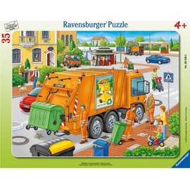 Ravensburger Rahmenpuzzle Müllabfuhr (06346)