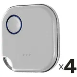 Shelly - Bluetooth Schalter u. Dimmer, Blue Button1, Plug&Play, grau, 4er Set