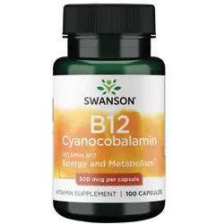 Vitamin B12 Cyanocobalamin 500 mcg 100 Kapseln