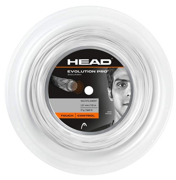 weiss | 16G/1,30 mm - Squashsaite - Head - Evolution Pro - 110 m