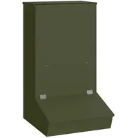 VidaXL Schweinfutterspender Olive Grün 55 x 51 x 91,5