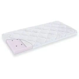 Träumeland Matratze für Beistellbett Brise Light 55 x 90 x 6 cm eckig, Weiß