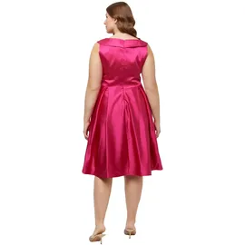 Ulla Popken Cocktailkleid Midi Rosa 44