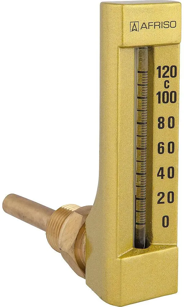 Maschinenthermometer VMTh 110 0/120°C 63mm, G1/2B MS, Winkel 90°