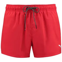 Herren Badehose Puma Swim Short Rot rot XS