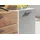 LIV'IN Sideboard BAVENO 166 x 82 x 40 cm Hellgrau / Nox Eiche Dekor
