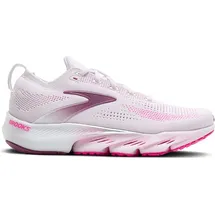 Brooks Glycerin Flex Damen White/Cyber Pink/Argyle 39