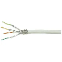 Logilink Netzwerkkabel Weiß 50 m Cat6a S/FTP (S-STP)