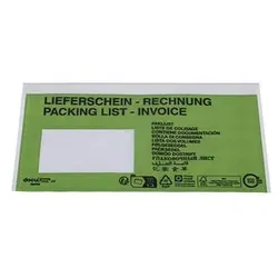 docuFIX® PAPER Lieferscheintaschen Papier DIN lang 250 St.
