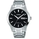 Lorus Klassik Herren-Uhr mit Palladiumauflage und Metallband RXN23DX9