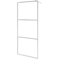 vidaXL Duschwand für Begehbare Dusche mit Klarem ESG-Glas 80x195 cm