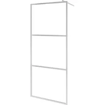 vidaXL Duschwand für Begehbare Dusche mit Klarem ESG-Glas 80x195 cm