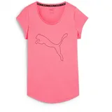 Puma Unisex Performance Heather Cat Tee W T-Shirts, Sunset Glow Heather, L EU