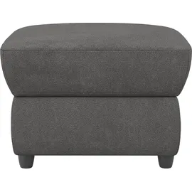 Home Affaire Hocker Boston 100% Polyester 68 x 45 x 68 cm Grau
