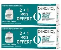 OENOBIOL HAIR EXPERT Fortifiant Intégral LOT DE 3 - Kératine Redonne force et résistance1 pour des cheveux éclatants de santé Complément alimentaire 3X60 comprimés Programme mois Comprimé(S) 2x60 pc(s)