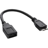 InLine Micro-USB 3.0), OTG Adapterkabel, Micro-B Stecker an USB