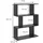 Vicco Raumteiler Levio 70 x 97,4 x 23,8 cm Schwarz