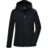 KILLTEC Mädchen Softshelljacke/Outdoorjacke mit Kapuze KOS 145 GRLS SFTSHLL JCKT, dunkelnavy, 152,