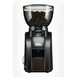 Solis Kaffeemahlwerk, Kegelmahlwerk 300g Kapazität 24 Mahlgrade, Timer, Garben