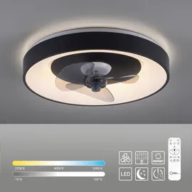 just light. Venika 1 x LED-Board 36 W rund schwarz