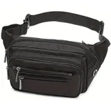 Rucksack für Männer und Frauen, multifunktioneller Rucksack mit großer Kapazität, wasserdichter Rucksack für Outdoor-Aktivitäten, Handy-Porte... - Schwarz