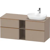 Duravit D-Neo Konsolenwaschtischunterbau wandhängend Leinen Matt 1400x550x664 mm - DE4970R04750000 DE4970R04750000