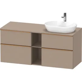 Duravit D-Neo Konsolenwaschtischunterbau wandhängend Leinen Matt 1400x550x664 mm - DE4970R04750000 DE4970R04750000