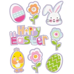 Fröhliche Ostern Fensterdeko