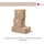 Rauch MAINZ 80 x 81 x 42 cm Grau/Weiß