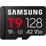 Samsung T9 microSD-Karte, 128 GB, Speicherkarte für den Einsatz in Drohnen, Action Kameras und 360° Kameras, UHS-I U3, Full HD & 4K UHD, 200 MB/s Lesen, 130 MB/s Schreiben, MB-MH128T/WW
