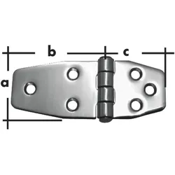 Scharnier 152mm