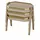 JV Möbel Couchtisch-Set Braun Holz 35 x 35 x 35 cm