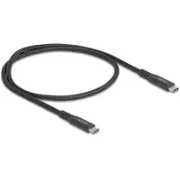DeLock USB 20 Gbps Kabel Stecker zu PD 3.0 100 W 0.5 m schwarz 80023
