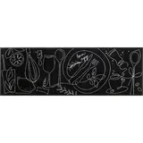 Wash+Dry Fine Dining 60 x 180 cm Schwarz
