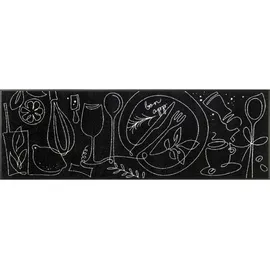 Wash+Dry Fine Dining 60 x 180 cm Schwarz