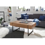 MCA Furniture Couchtisch Paphos Eiche furniert 110 x 45 x 60 cm