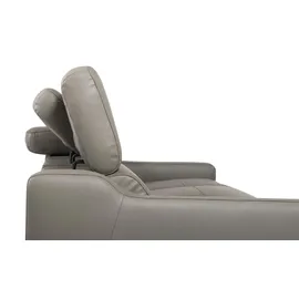 Uno Eckcouch Leder 2-Sitzer Beige