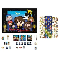 Undercover HPTT8025 - Harry Potter - Adventskalender für Kinder, Mehrfarbig, ca. 45 x 32 x 3 cm + GRATIS 3er Set Sticker