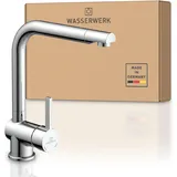 wasserwerk »WK 4, Wasserhahn, Küche, Einhebelmischer«, silberfarben
