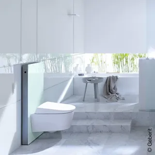 Geberit Monolith Sanitärmodul für Wand-WC 101 cm Glas Mint
